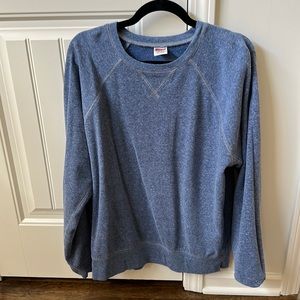 J. Crew Long Sleeve Thermal - Blue Color - Large